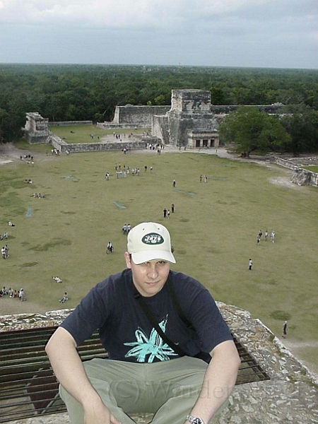 Taylor On Chichen Itza Pyramid 1.jpg